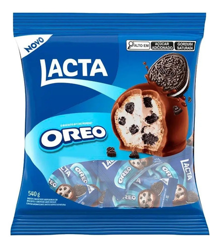 Bombom Wafer Sabor Baunilha Com Oreo 540g Lacta