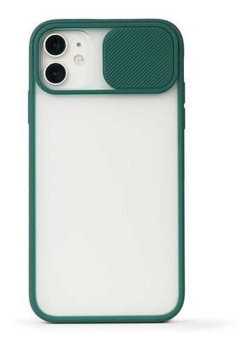 Funda Generica Para iPhone Silicona Traslucida Tapa Camara 