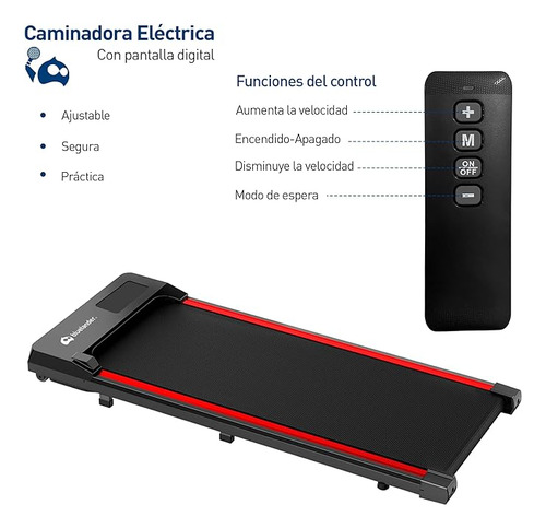 Caminadora Eléctrica Walking Pad Cinta De Correr Con Control