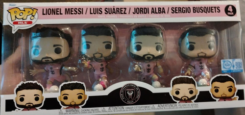 Funko Pop! Mls Football Inter Miami Lionel Messi/ Luis Suare (Usado)