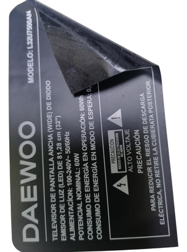 Tarjeta Main Para Tv Daewoo L32u7500an (Usado)