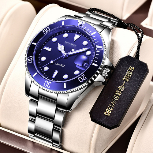 Reloj Automático Mecánico Azul Para Hombre Ghost Quartz