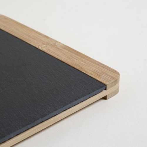 Imagen 3 de 4 de Tabla De Bambu Con Laja Para Sushi 22x19cm