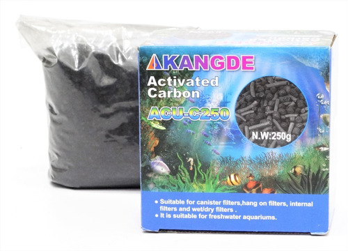 Carbón Activado Acu-c250 Acuario Pecera 250g