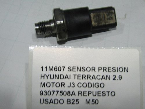Sensor Presion Hyundai Terracan 2.9 Motor J3 Codig 93077508a