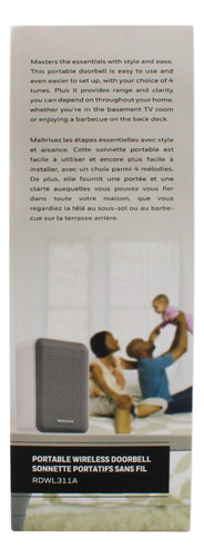 Timbre Inalámbrico Resistente Al Agua Honeywell