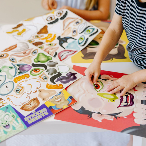 Bloc Autoadhesivo Makeaface De Melissa Doug Crazy Characters