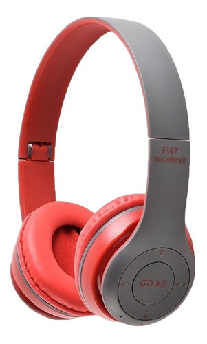 Auriculares inalámbricos MYP P47 rojo