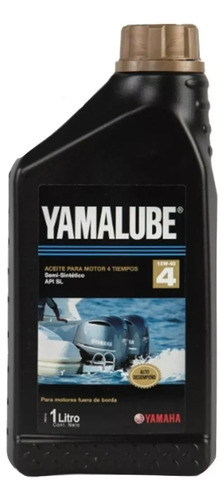 Aceite Motor Yamalube Nautico 10w40 1lts Sl 4m Marino Agua