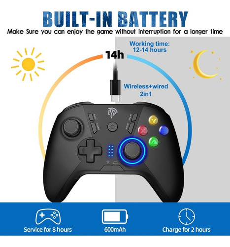 Easysmx Sl-9110 2.4g Inalámbrico Gamepad