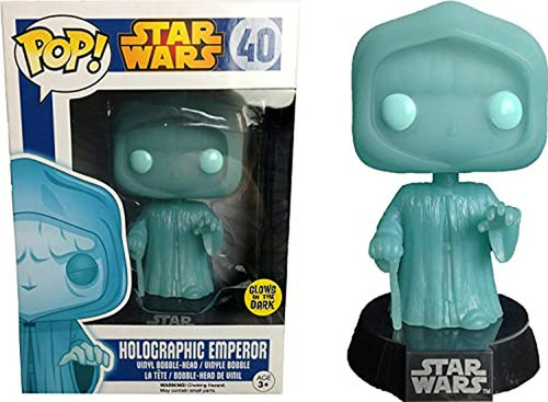 Funko Star Wars Emperador Holográfico Luminiscente 10cm