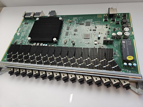 Placa Zte Gfch 16 Portas Hibrida Gpon/xgspon C++ Com Gbics H