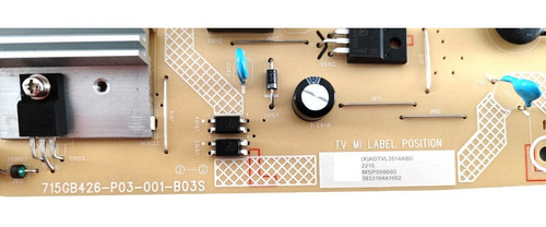 Fuente Para Vizio M55q6m-k01 Pcb: 715gb426-p03-001-b03s