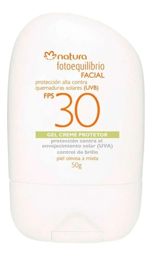 Gel Crema Protector Facial Fps 30 - Fotoequilibrio Natura