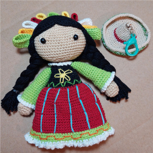 Muñeca María Mazahua A Crochet