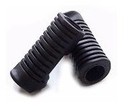 Goma Para Posapie Delantero Honda Cg Set X2