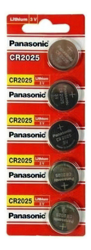 Cartela Pilha Bateria Cr2025 3v Panasonic Balança Litío