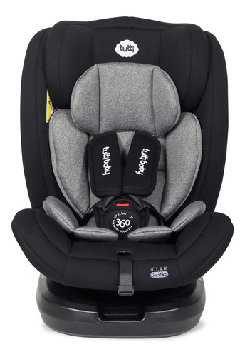 Cadeira De Bebe Carro Com Isofix Essence 0 A 36kg Tutti Baby Cor Preto e Cinza