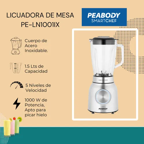 Licuadora peabody six blade hotsell
