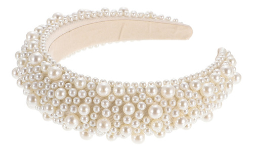 M Diadema De Perlas De Esponja Para Mujer, Otoño-invierno,