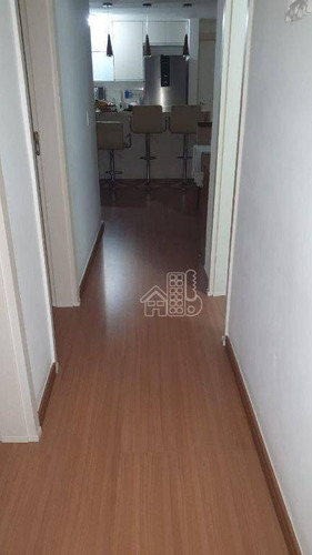 Apartamento Com 3 Dormitórios À Venda, 77 M² Por R$ 340.000,00 - Maria Paula - São Gonçalo/rj - Ap4303