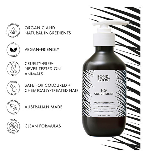 Conditioner Bondiboost Hg Promotes Healthy Scalp 300ml Vegan