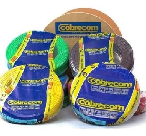 Imagem 1 de 1 de Cabo Flexível 1,5mm 70g 750v (cores) Rolo Com 100m Cobrecom