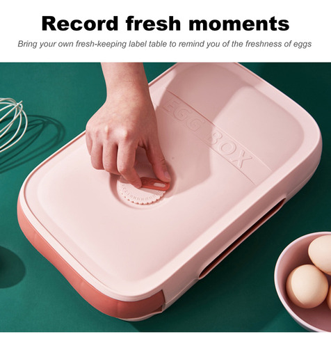 A Caja De Almacenamiento For Huevos De Gran Capacidad Con