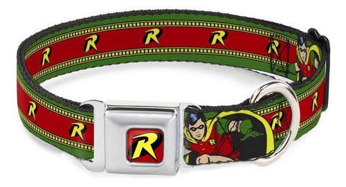 Collar De Perro Hebilla De Cinturón De Seguridad Robin Pose