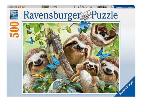 Puzzle Selfie De Perezosos - 500 Piezas Ravensburger