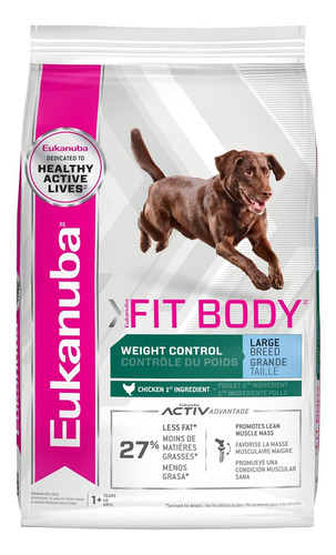 Alimento Para Perro Control De Peso Eukanuba Fit Body 13.6kg