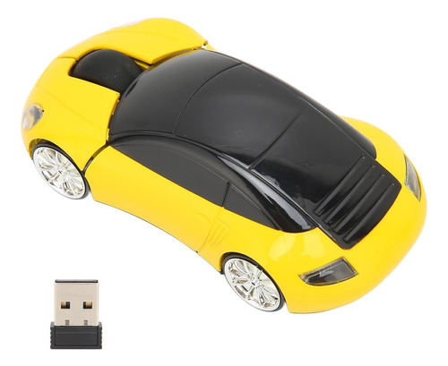 Mouse Inalámbrico 2.4ghz Con Diseño De Auto 3d A Pilas