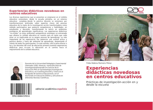 Libro: Experiencias Didácticas Novedosas En Centros Educativ