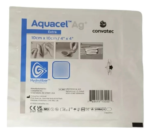 Aquacel Ag Extra De 10 X10cm (5 Unidades) Inc/envio