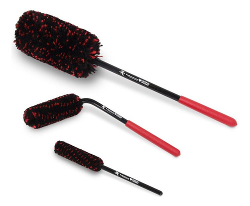 Kit De 3 Cepillos Originales Wheel Woolies Brushes - In...