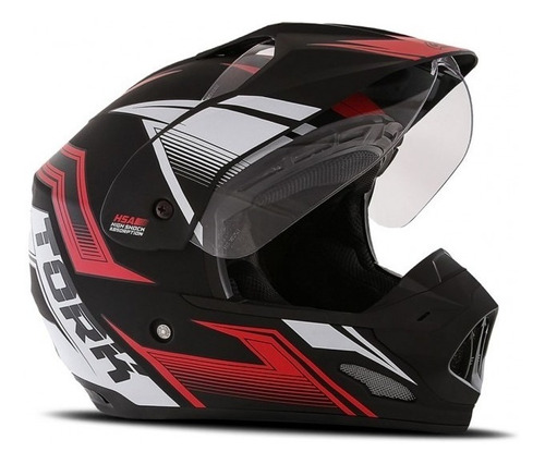 Capacete Off Road Moto Cross Modelo New Adventure C/ Viseira