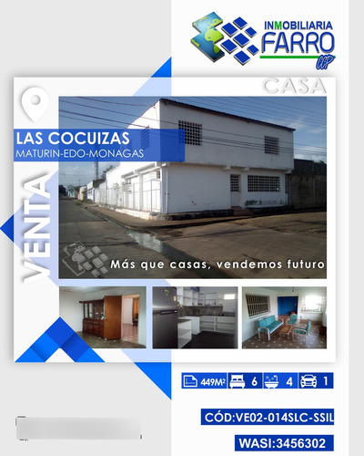 Se Vende Casa En Las Cocuizas Ve02-014slc-ssil