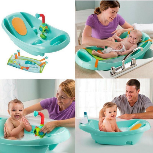 Bañito Bebe Summer Fun Tub Reposera Y Juegos Mvd Kids