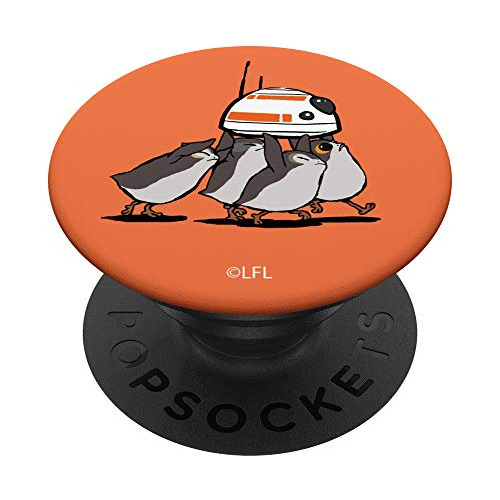 Star Wars Porgs Steal Bb-8 Popsockets Popgrip: Grip 5ppgi