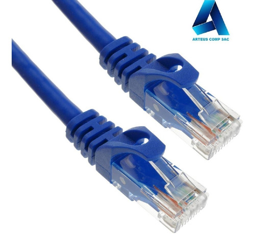 Commscope Npc6aszdb-bl001m Patch Cord Rj45 Cat6a 1mts Azul