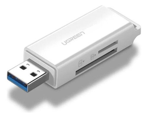 Lector De Tarjetas Sd/tf Usb 3.0 Ugreen Blanco