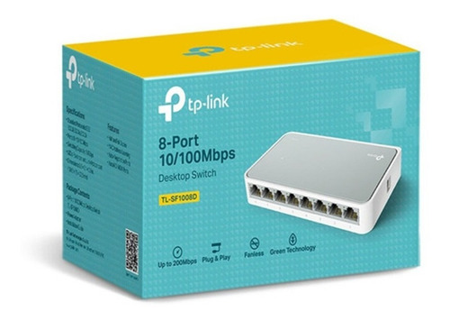 Imagen 4 de 10 de Switch Tp-link 8 Puertos Tp-link Tl-sf1008d 10/100 Mbps