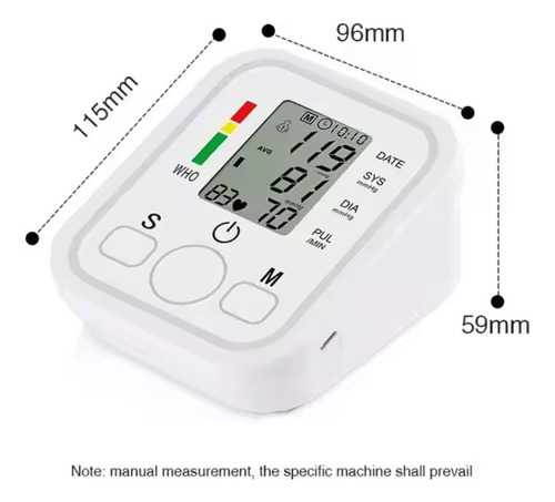Aparelho De Medir Pressão Arterial Monitor Automático