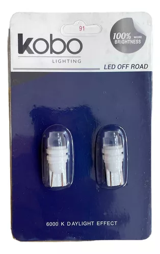 Luz Posición Led Piojito Auto Blanco 4 Leds X2 Unidades Par