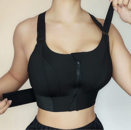 Top Deportivo Ajustable Con Cremallera