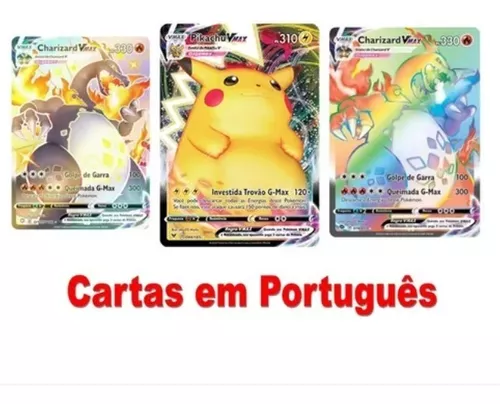 Carta Pokémon Ultra Rara Com Muita Vida Hp Alto Vmax Copag em