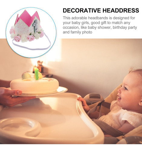 Diadema Baby Crown Diadema Digital Tridimensional