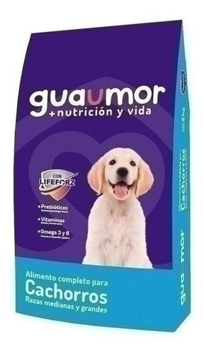 Guaumor Cachorros Razas Medianas Y Grandes - 25 Kg