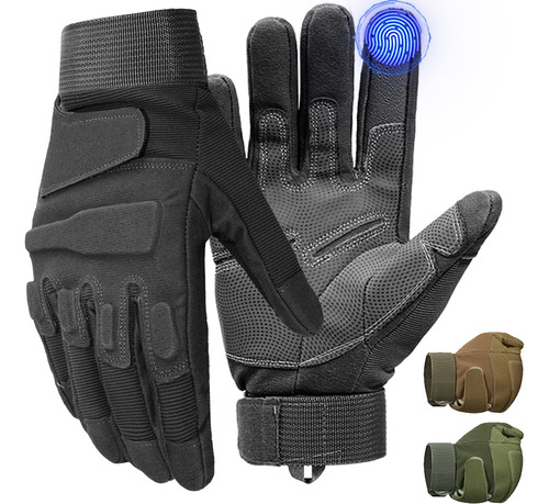 Guantes Tacticos Militares Dedo Completo Anti-deslizante