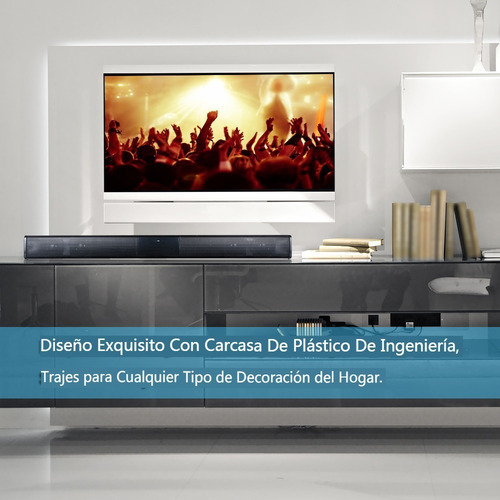 Lujo Inalámbrico Bluetooth 4.0 Soundbar Bocina Tv Casa
